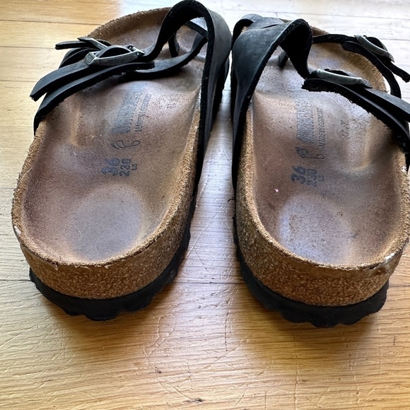 Birkenstock Womens Mayari Birko-Flor Flip Flop Summer Sandals Black Sz 5 US - Picture 9 of 11